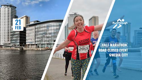 Media City Half Marathon February 2027 Logo