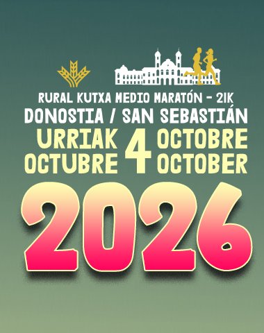 Medio Maratón San Sebastián Rural Kutxa Logo