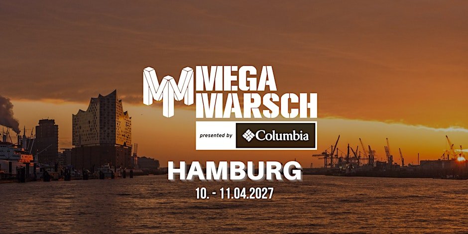 Megamarsch 100/24 Hamburg 2027 Logo