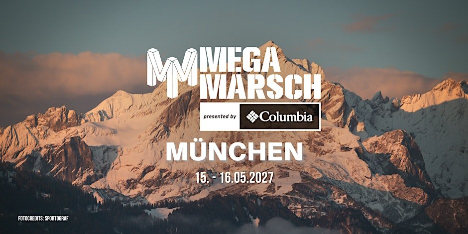 Megamarsch 100/24 München 2027 Logo
