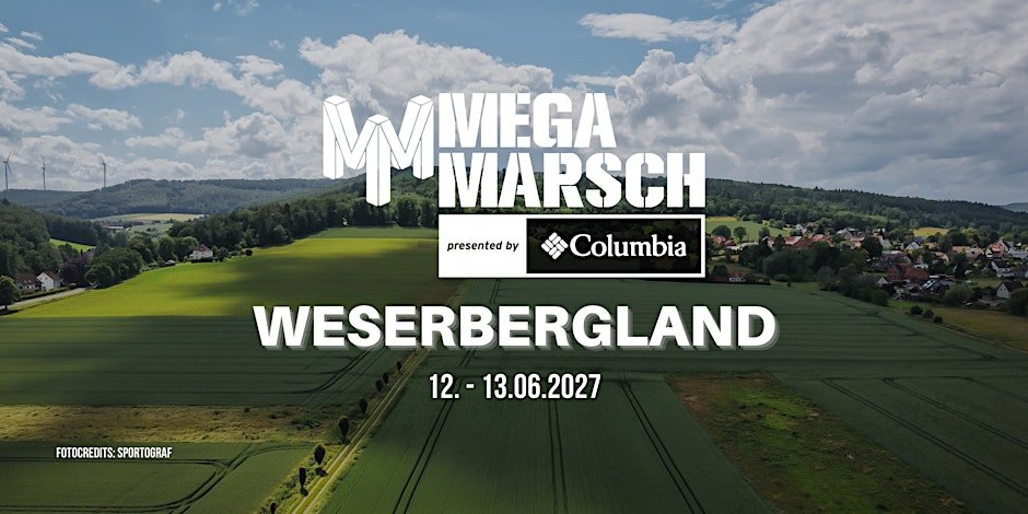 Megamarsch 100/24 Weserbergland 2027 Logo