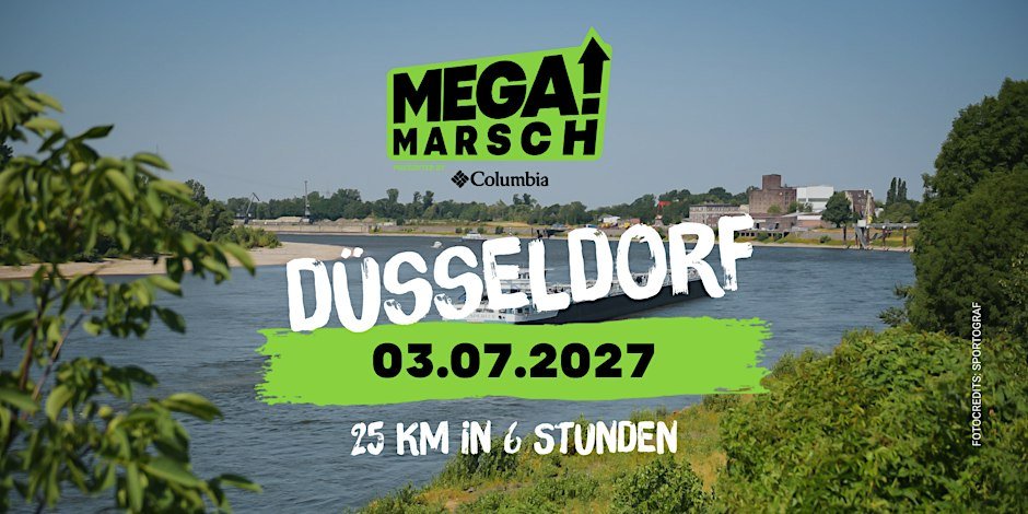 Megamarsch 25/6 Düsseldorf 2027 Logo