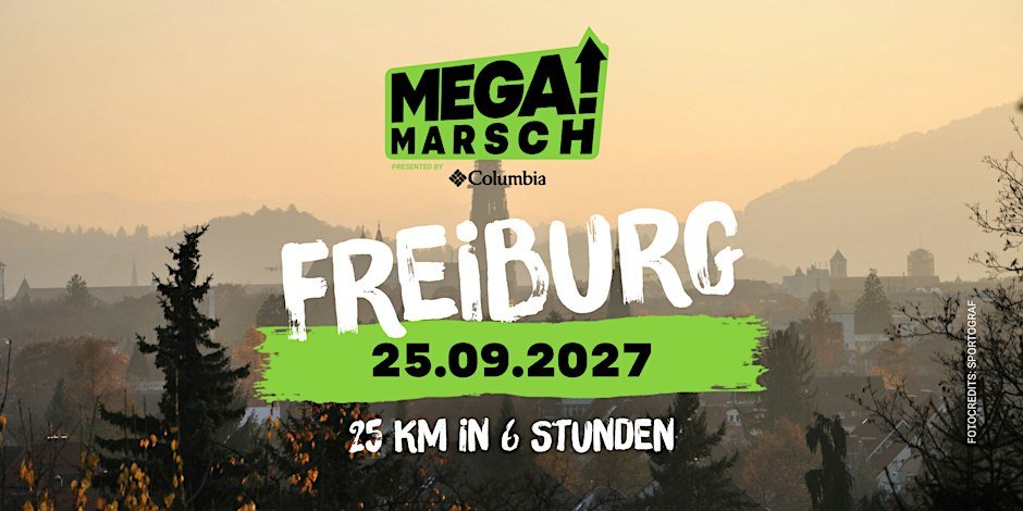 Megamarsch 25/6 Freiburg 2027 Logo