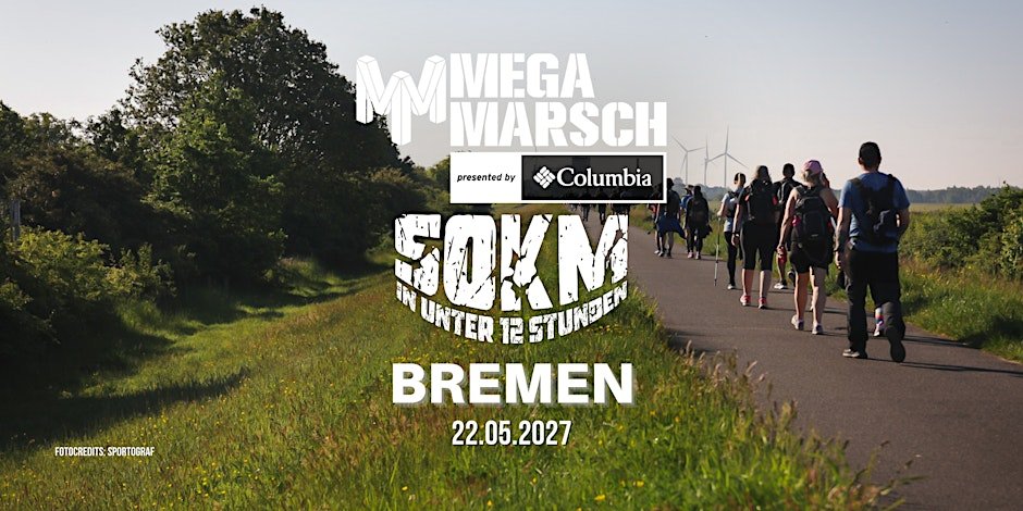 Megamarsch 50/12 Bremen 2027 Logo