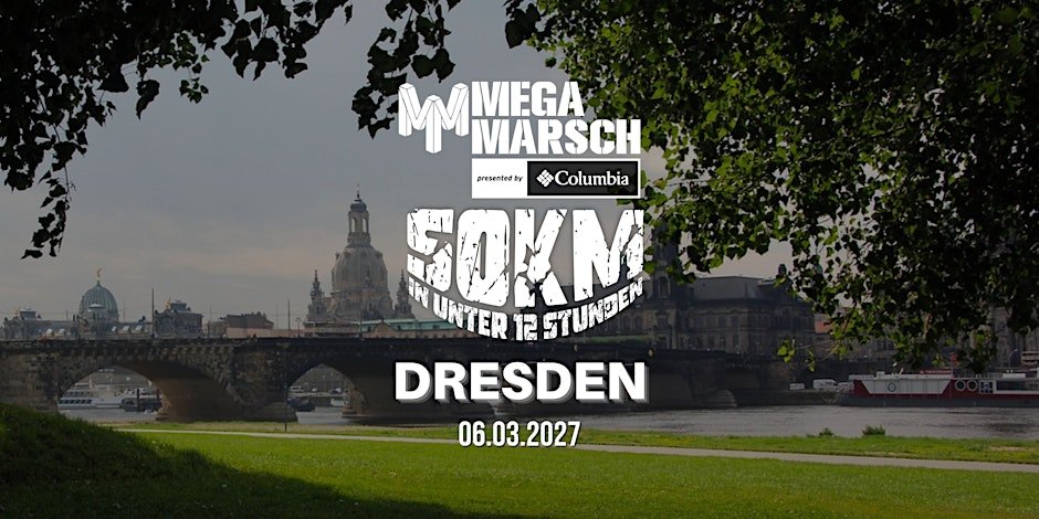 Megamarsch 50/12 Dresden 2027 Logo