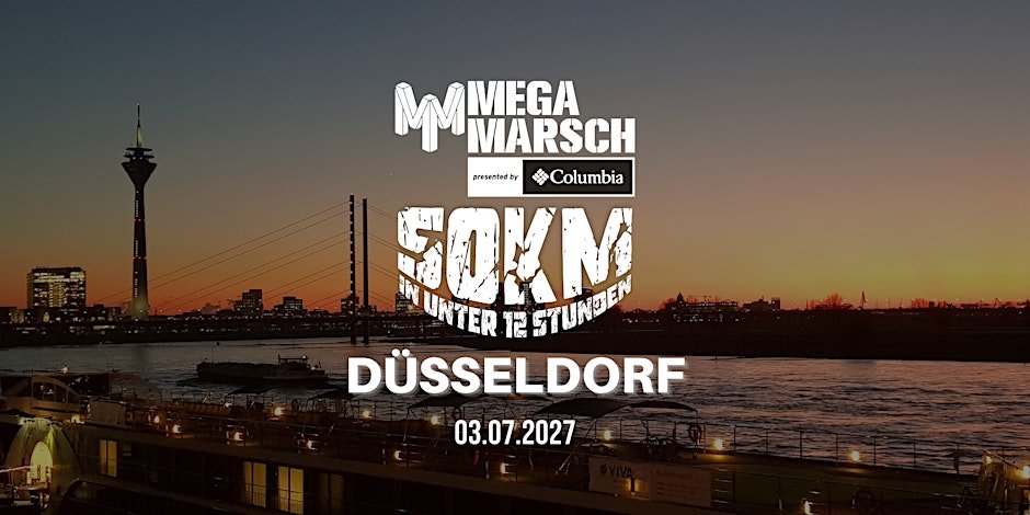 Megamarsch 50/12 Düsseldorf 2027 Logo
