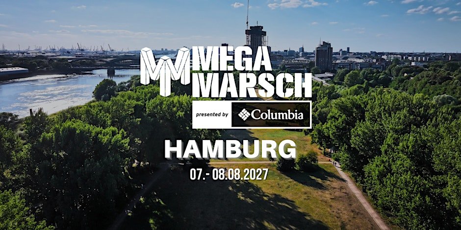 Megamarsch 75/18  Hamburg 2027 Logo