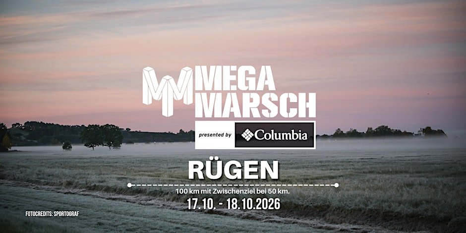 Megamarsch Rügen 2026 Logo