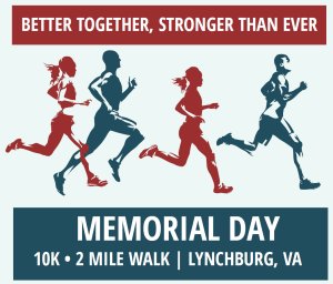 Memorial Day 10K Run & 2 Mile Walk Logo