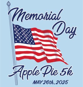 Memorial Day Apple Pie 5K & Whit's Mile Logo