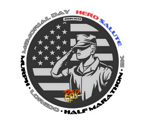 Memorial Day Hero Salute Logo