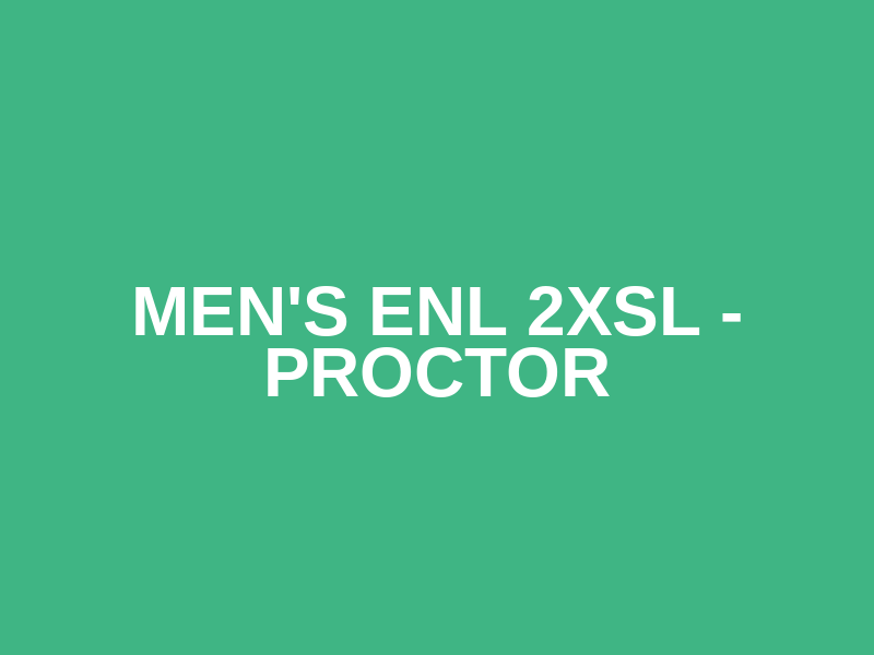 Men's ENL 2xSL - Proctor