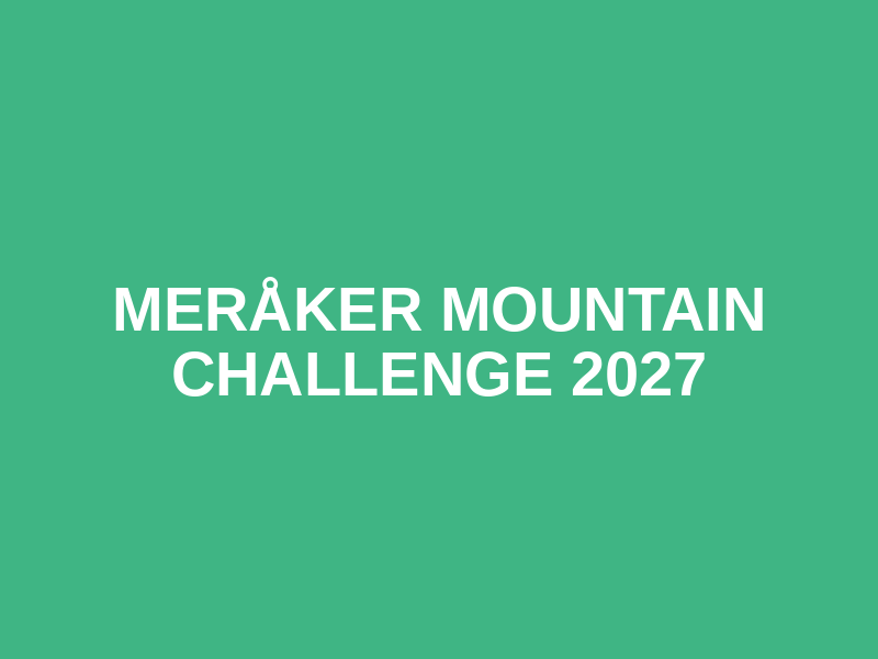 Meråker Mountain Challenge 2027 Logo