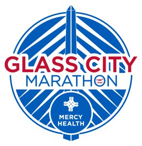 MERCY HEALTH GLASS CITY MARATHON EXPO Logo