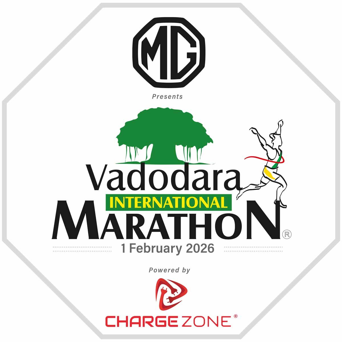 MG Vadodara International Marathon Logo