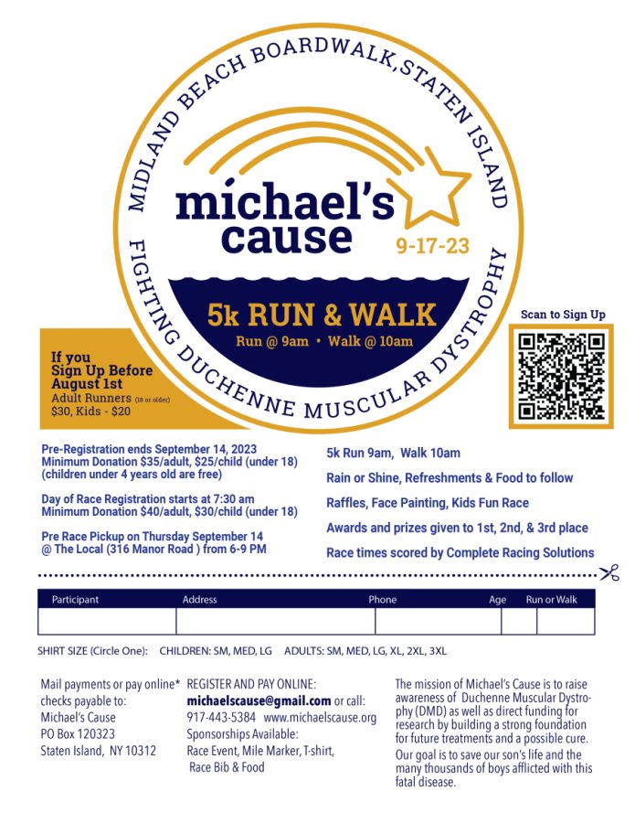 Michael's Cause Step for a Cure 5k Run and Walk