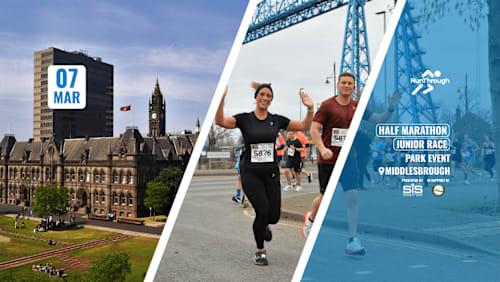 Middlesbrough Half Marathon and Juniors Presented by Science in Sport March 2027 Logo