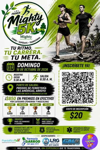 Mighty 5km Logo