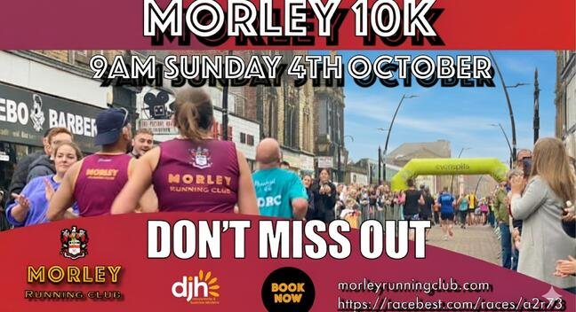Mighty Morley 10K Logo