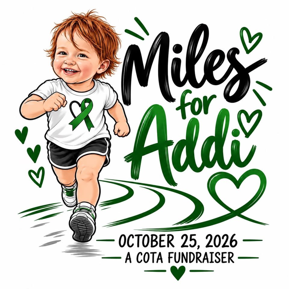 Miles for Addi: A 5k/3k Benefiting COTA for Addi's Journey Logo