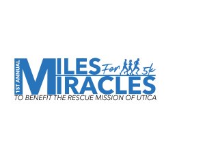 Miles for Miracles 5k Run & Walk to benefit the Rescue Mission of Utica Logo