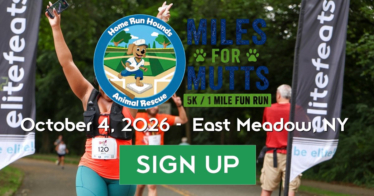 Miles for Mutts 5K/1 Mile Fun Run 2026 Logo