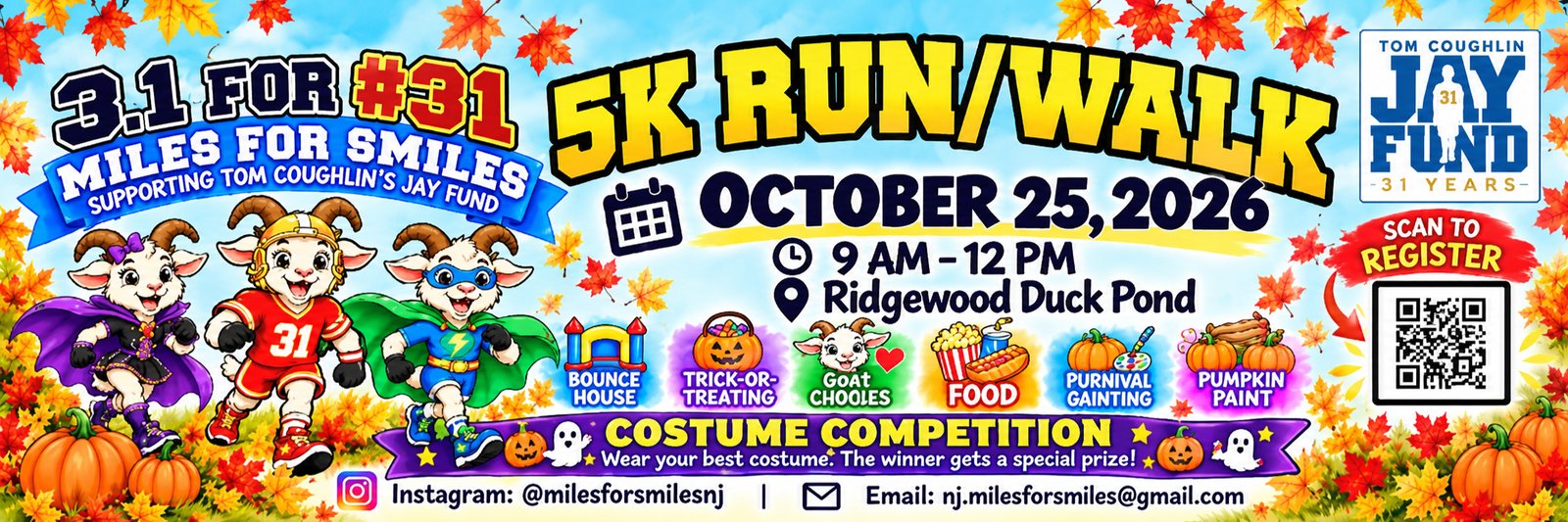 Miles For Smiles: 3.1 for 31