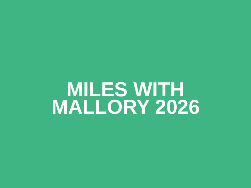 Miles with Mallory 2026 Logo