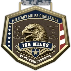 Military Miles Challenge (Jan-Feb 2027) Logo