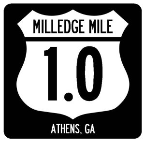 10th Annual Milledge Mile Logo
