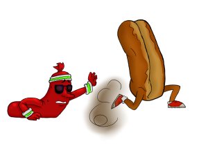 Millside Fitness Bun Run 5k Logo