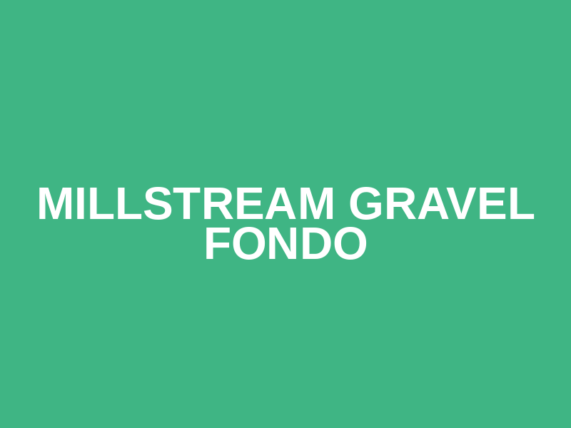 Millstream Gravel Fondo Logo