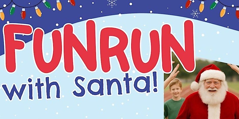 Mini Athletics Santa Fun Run Logo