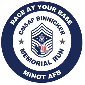 Minot AFB - CMSAF Binnicker Memorial Run Logo