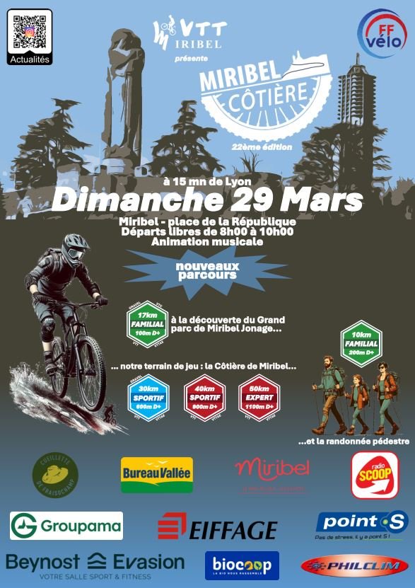 MIRIBEL COTIERE VTT Logo