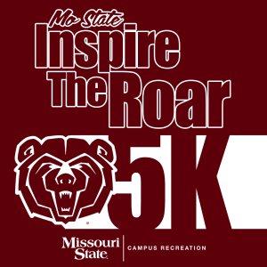 Missouri State University Inspire the Roar 5K Logo