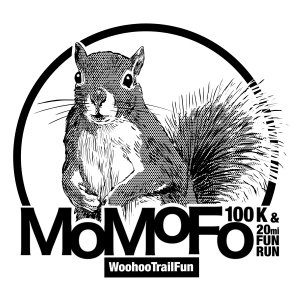 MoMoFo 100k and 20 mile Fun Run with Virtual Options Logo
