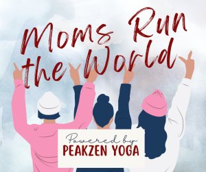 MOMS RUN THE WORLD Logo