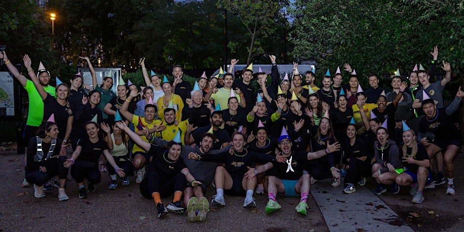 Monday Mood Booster Run Club Logo