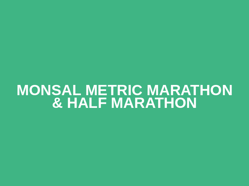 Monsal Metric Marathon & Half Marathon Logo