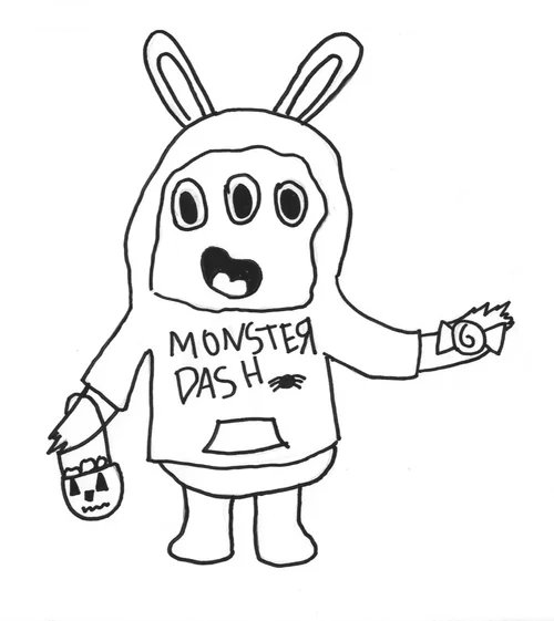 Monster Dash 2026 — Milton, MA Logo