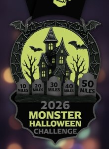 Monster Halloween 50 Mile Challenge (Oct 2026) Logo