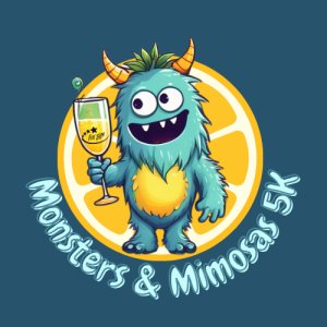 Monsters and Mimosas 5K - Aspirations Logo
