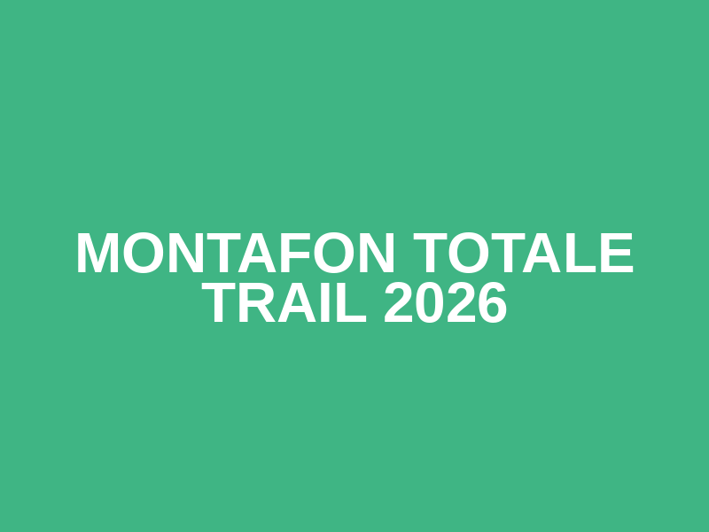 Montafon Totale Trail 2026