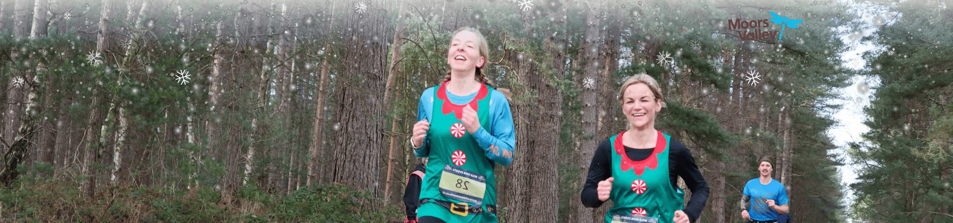 MOORS VALLEY FESTIVE TRAIL RUNS - 2km Santa Run, 5km & 10km  Logo