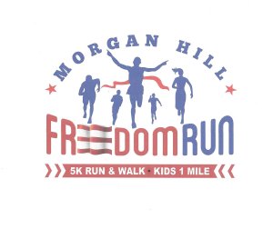 Morgan Hill Freedom Run Logo