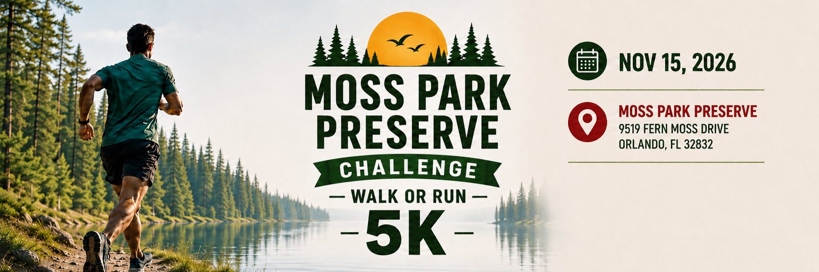 Moss Park Preserve Challenge Walk or Run 5K