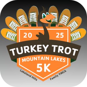 Mountain Lakes Turkey Trot Hosted by Lakeland Hills Family YMCA Logo