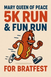 MQP Brat Trot 5k & 1-mile Fun Run Logo