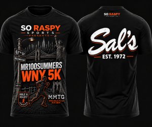 Mr100summers WNY Inaugural 5k Logo